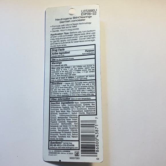 🔥Neutrogena Skin Clearing Blemish Concealer - Picture 3 of 4